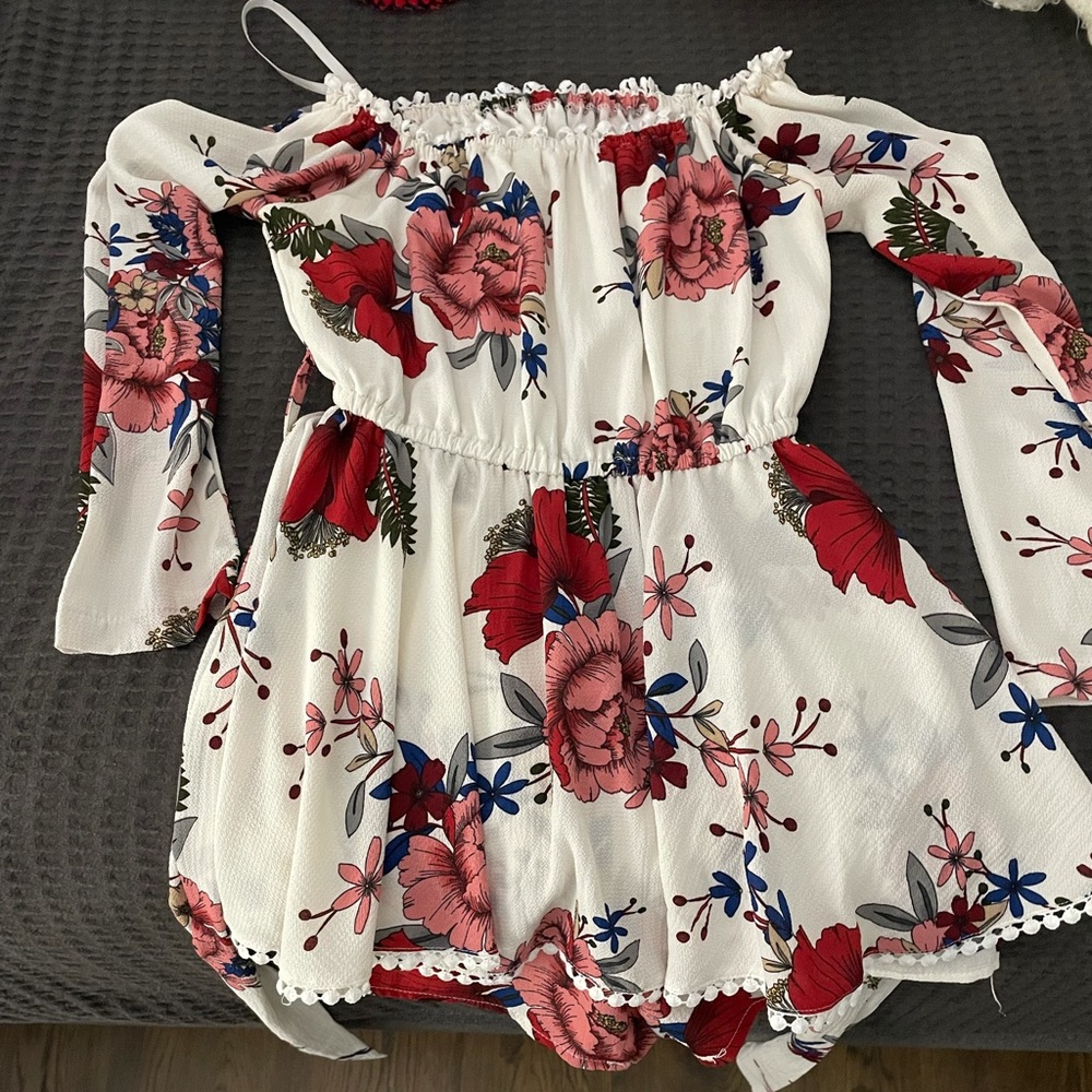 Off the shoulder romper